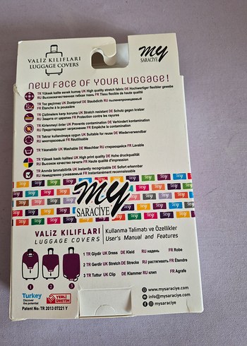 Gri Kedi Desenli Valiz Kılıfı - Görsel 6