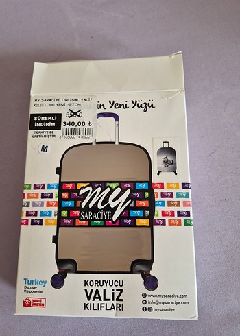 Gri Kedi Desenli Valiz Kılıfı - Görsel 5