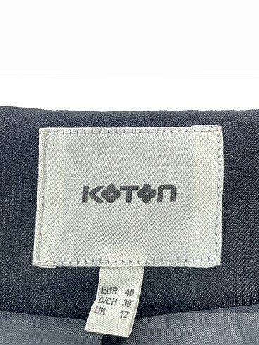 40 Beden siyah Renk Koton Blazer %70 İndirimli.