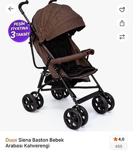 Baston bebek arabası duux
