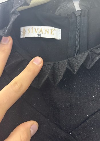 Siyah Uzun Kollu Gotik Elbise - Görsel 2