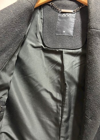 Avva erkek siyah kaban - Görsel 3
