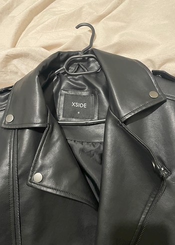Siyah Deri ceket erkek - Görsel 2
