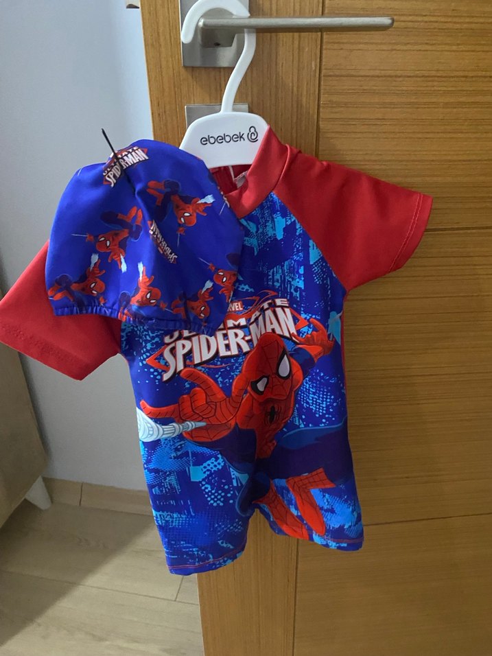 Kısa Kollu Spider-Man Baskılı Erkek Mayo - Görsel 2