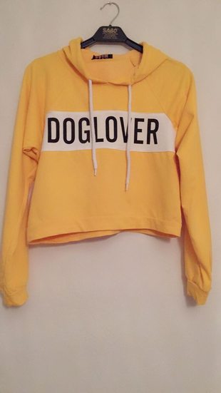 Diğer Kapşonlu kısa sweatshirt