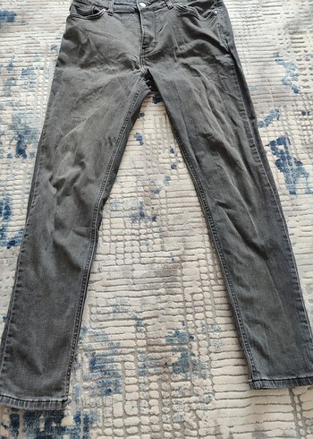 Gri erkek Denim Jean Pantolon - Görsel 2