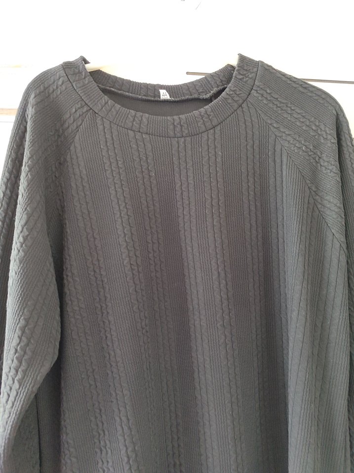 Gri Düğmeli Kadın Triko Elbise - Görsel 4