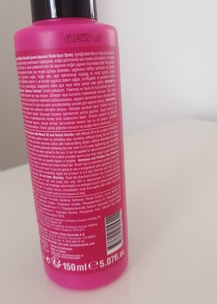 Saç açıcı sprey  - Görsel 3