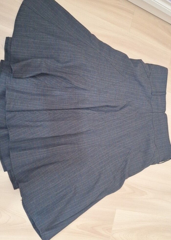 Kalın vintage etek - Görsel 3