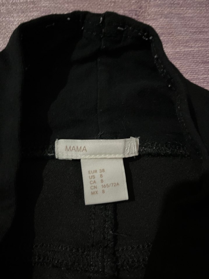 Siyah Kemerli Hamile Kot Pantolon - Görsel 3