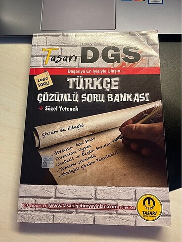 DGS KPSS türkçe soru bankası tasarı yayınları