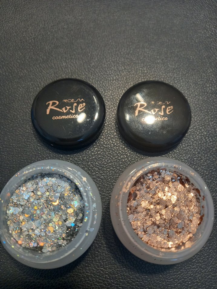 Rvse Parlak Pudra Seti - Bej ve Gümüş - Görsel 2