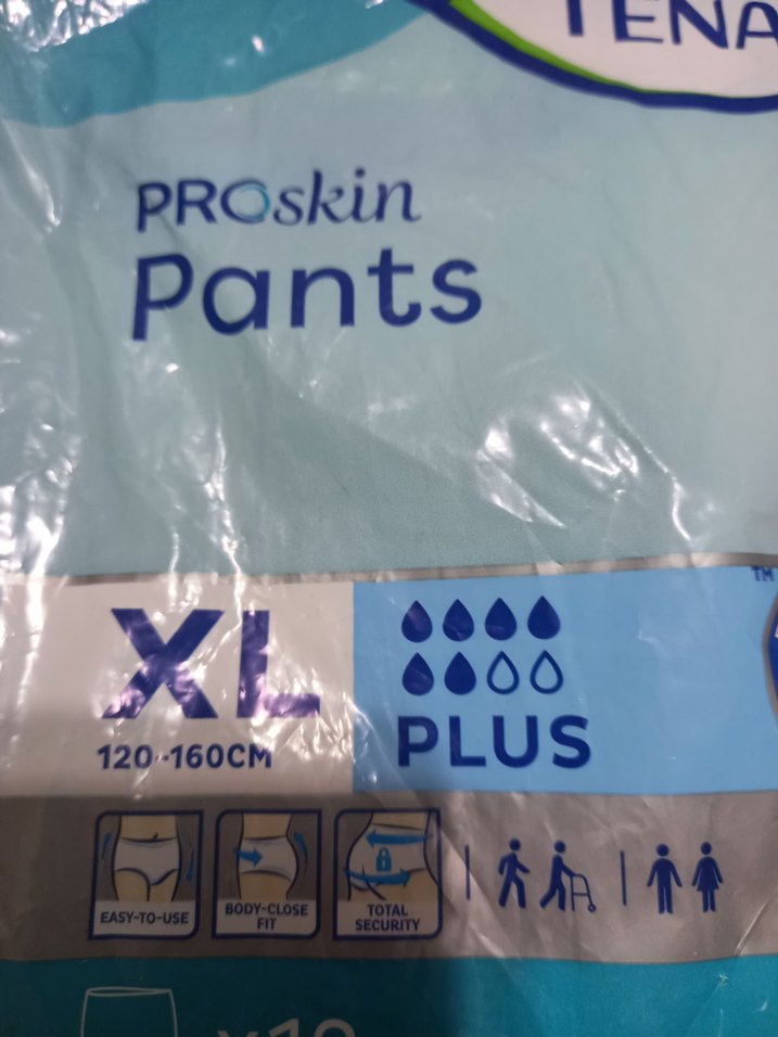 TENA ProSkin Plus Büyük Beden yetişkin bezi. - Görsel 2