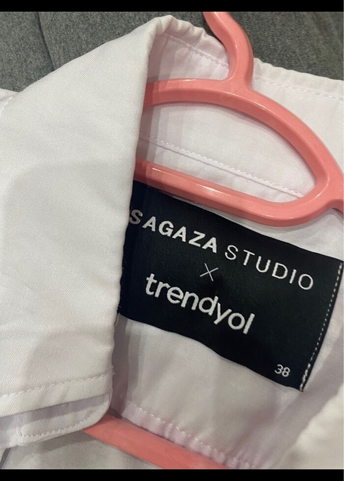 Sagaza beyaz gömlek - Görsel 3