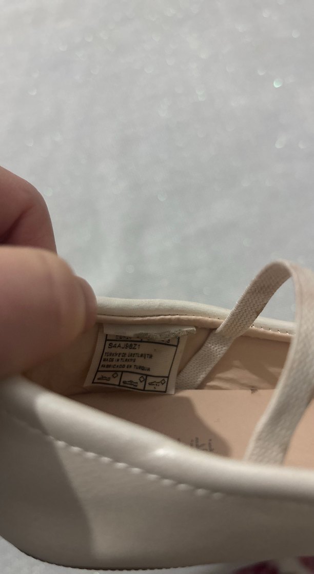 Kız Çocuk Beyaz Tokalı Babet - Görsel 3