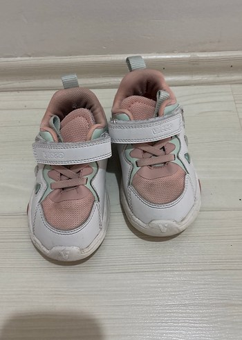 Kız Çocuk Pembe Cırtcırtlı Spor Ayakkabı - Görsel 6