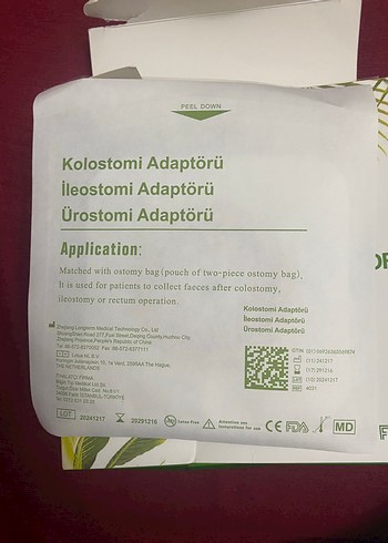 Colostomy Adaptör 10'lu Kutu