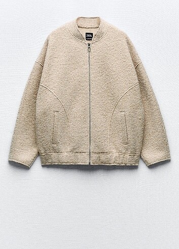 ZARA BUKLET OVERSIZE BOMBER CEKET
