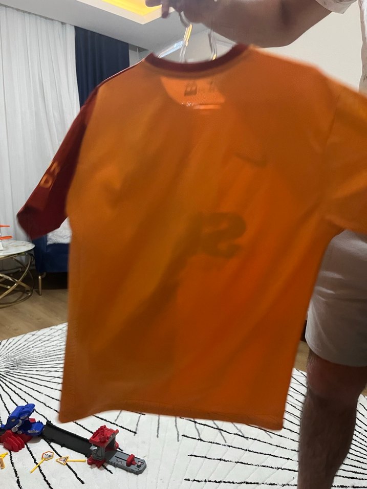 Turuncu Kısa Kollu Galatasaray Forma - Görsel 3