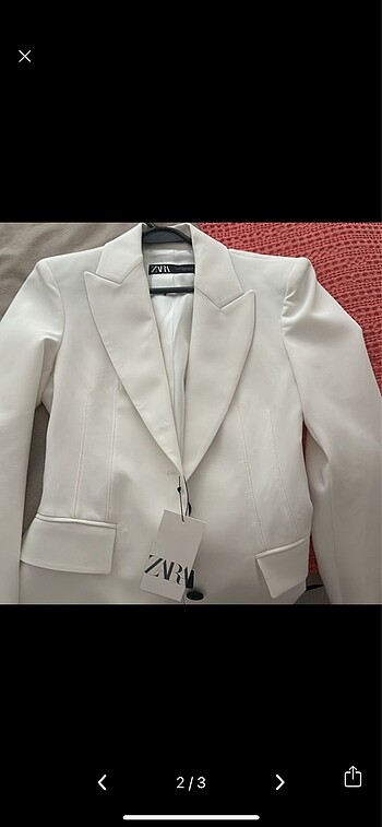 Zara Vatkalı vücuda oturan blazer