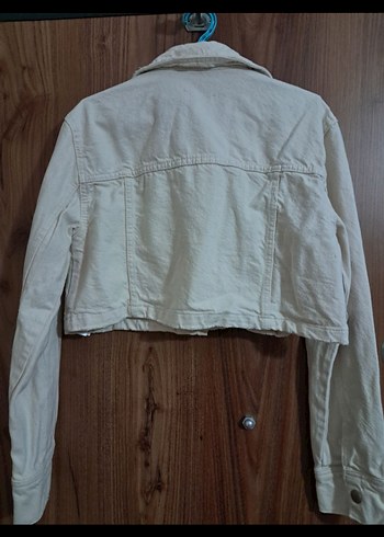 Defacto Düğmeli Mini Denim Ceket - Görsel 3