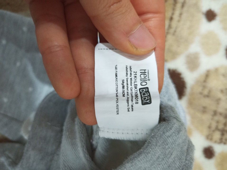 Gri Triko Rahat Eşofman - Görsel 2