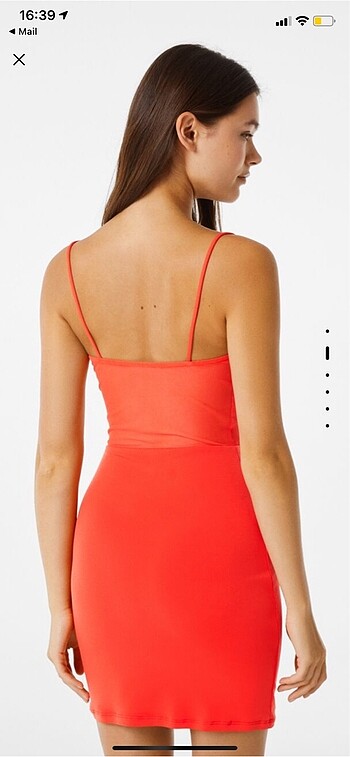 Bershka tül korse mini elbise