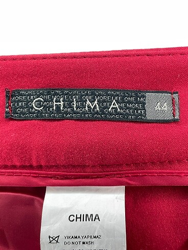 44 Beden kırmızı Renk Chima Düz Kesim %70 İndirimli.