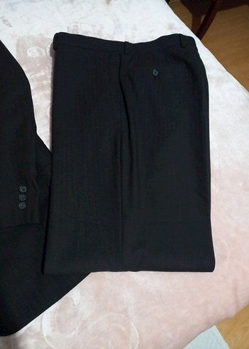 Erkek Siyah Düğmeli Slim Takım Elbise Ceketi - Görsel 2