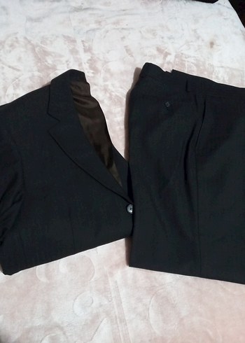 Erkek Siyah Düğmeli Slim Takım Elbise Ceketi - Görsel 6