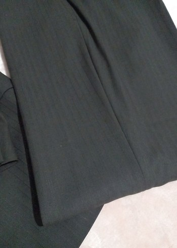 Erkek Siyah Düğmeli Slim Takım Elbise Ceketi - Görsel 3