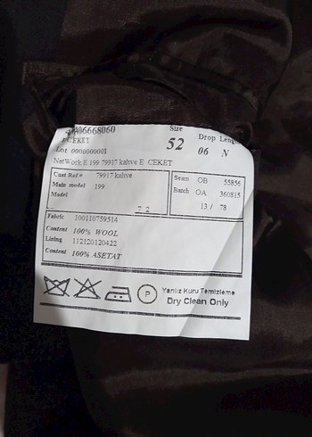 Erkek Siyah Düğmeli Slim Takım Elbise Ceketi - Görsel 4