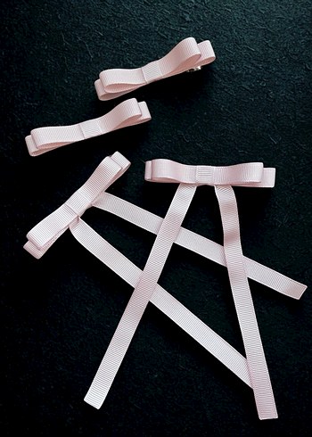 Pembe Kurdeleli Çocuk Toka Seti - Görsel 3