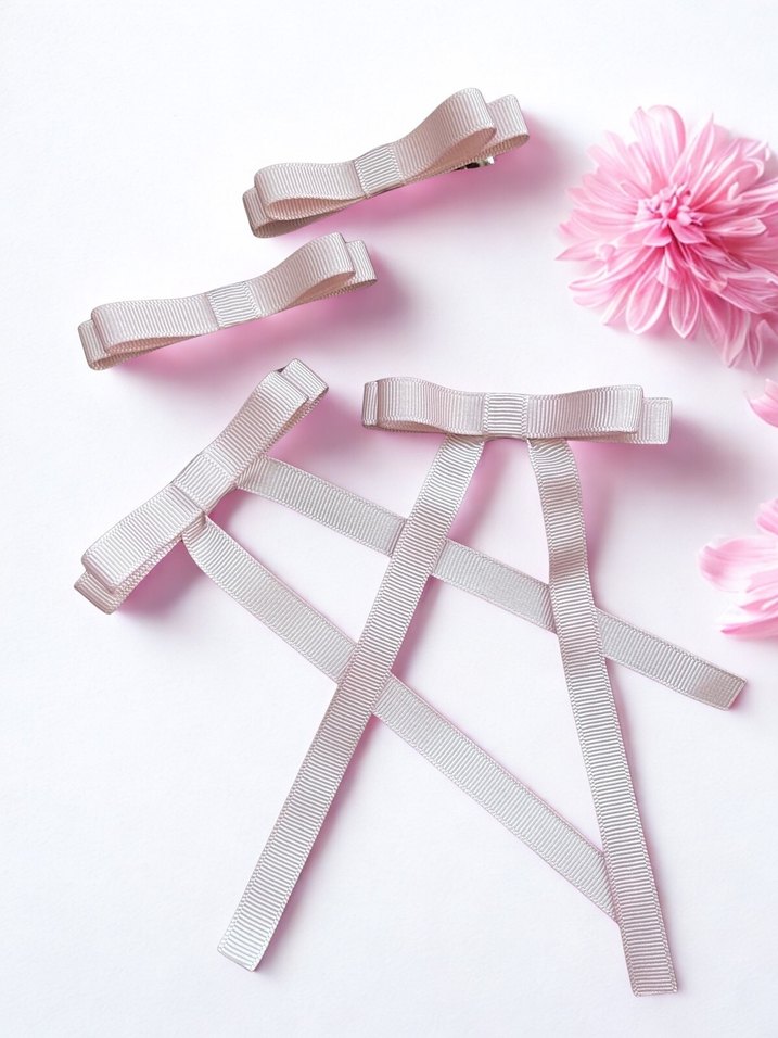 Pembe Kurdeleli Çocuk Toka Seti - Görsel 2