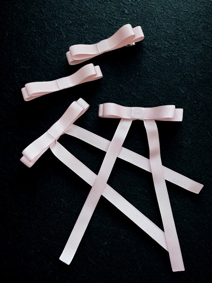 Pembe Kurdeleli Çocuk Toka Seti - Görsel 3