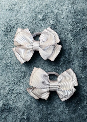 Gri 2li fiyonk lastikli toka - Görsel 2