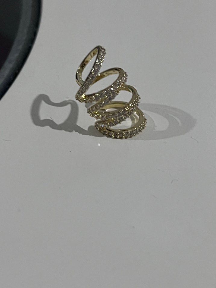 Kadın Parlak kıkırdak küpesi - Görsel 3