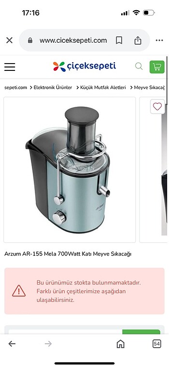 Katı meyve sıkacağı