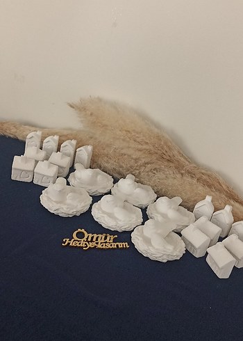 dekoratif mini evler, dekoratif kuş yuvası - Görsel 3