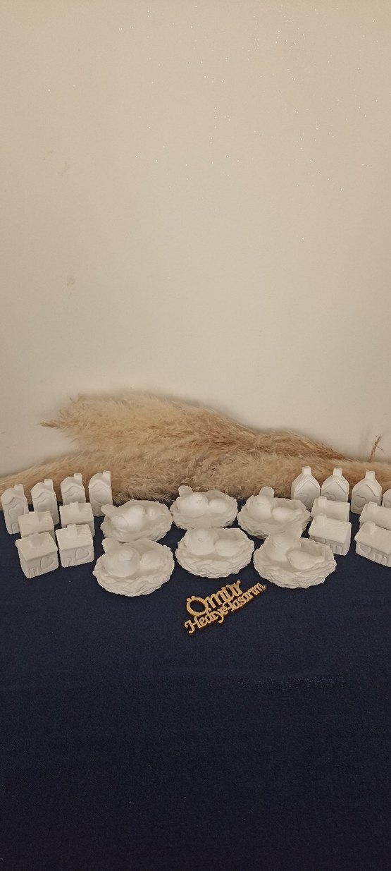 dekoratif mini evler, dekoratif kuş yuvası - Görsel 4