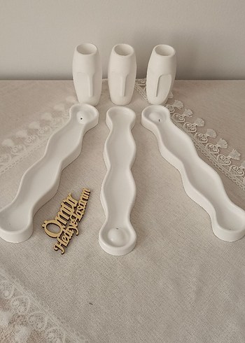 Beyaz Dalgalı çubuk tütsülük ve otantik çubukluk - Görsel 2