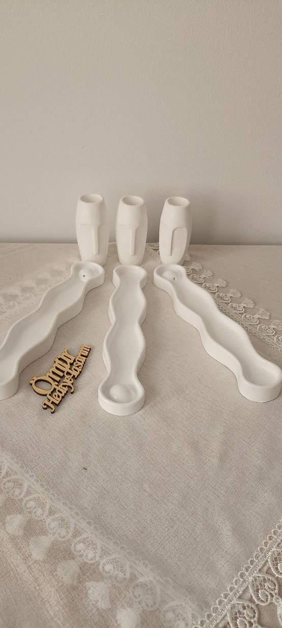 Beyaz Dalgalı çubuk tütsülük ve otantik çubukluk - Görsel 4