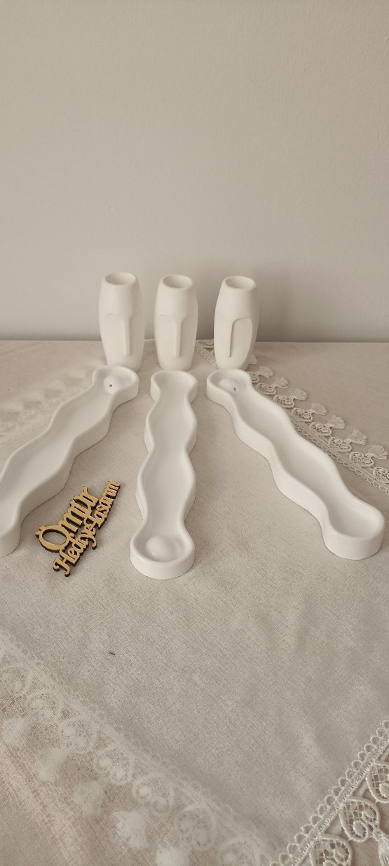 Beyaz Dalgalı çubuk tütsülük ve otantik çubukluk - Görsel 3