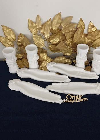 Beyaz el tütsü ve tütsülük set - Görsel 3