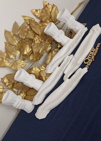 Beyaz el tütsü ve tütsülük set - Görsel 2