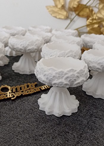 Dekoratif kahve Yanı sunumluk - Görsel 4