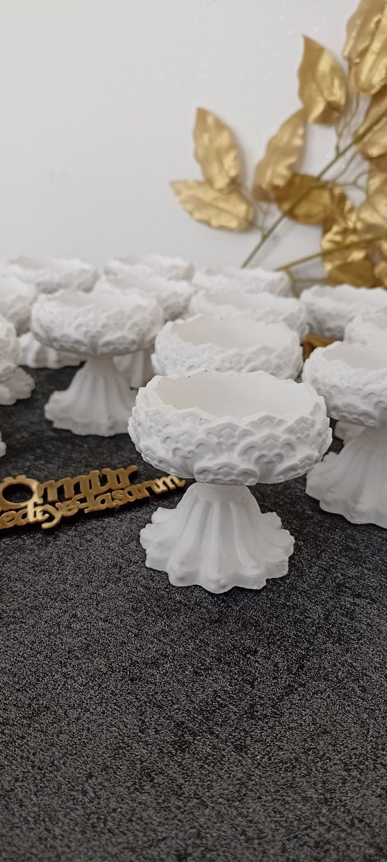 Dekoratif kahve Yanı sunumluk - Görsel 4