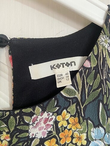 40 Beden Koton elbise