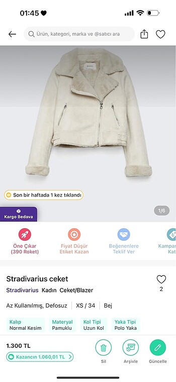 Stradivarius ceket