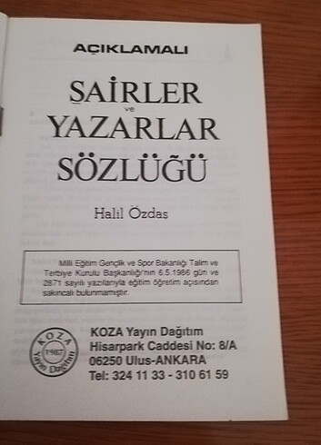  Kitap sözlük